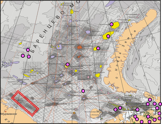 Seismic prospecting and nearby wells 